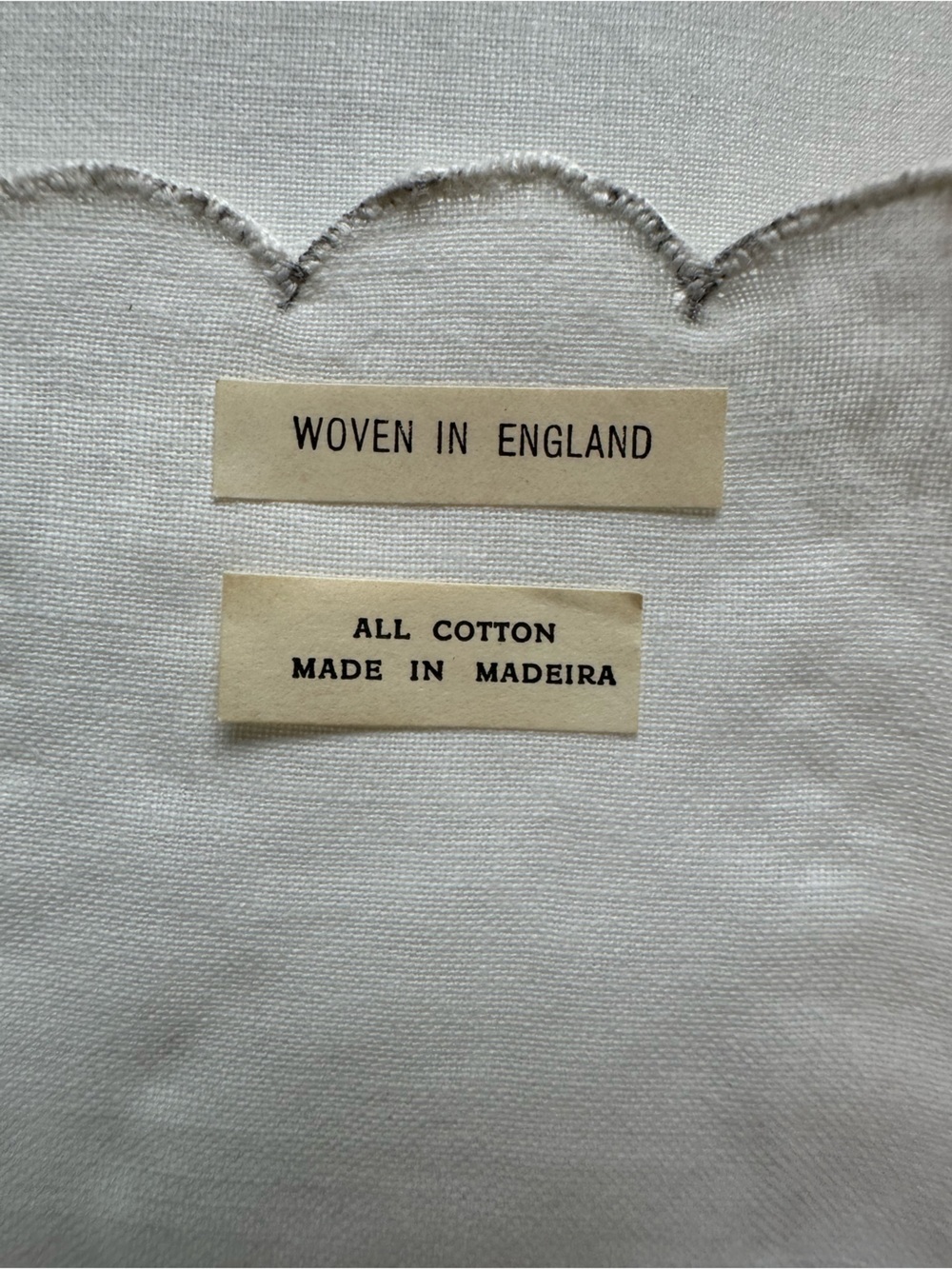 Vintage Madeira Hand-Embroidered Pillowcases B.L.I. NOS Set of 2 *Read Desc* - Picture 6 of 9
